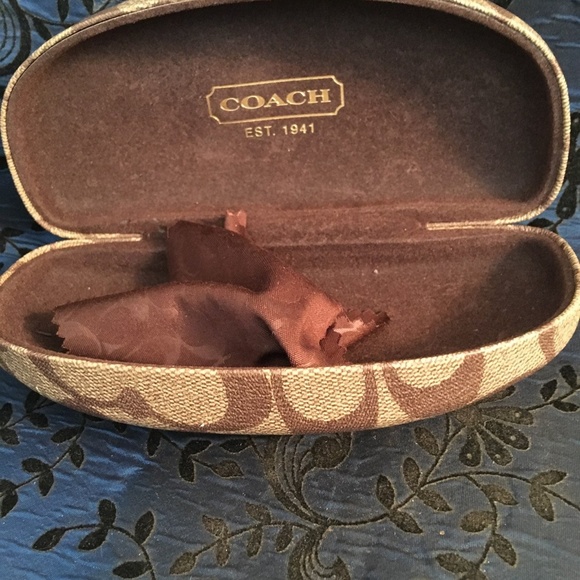 Coach Eye Glass Hard Case 6.25" - Picture 3 of 5